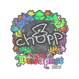 Sticker | chopper (Holo) | Budapest 2025