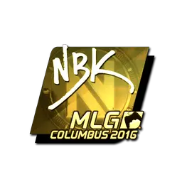 Sticker | NBK- (Gold) | MLG Columbus 2016