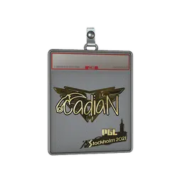 Sticker Slab | cadiaN (Gold) | Stockholm 2021