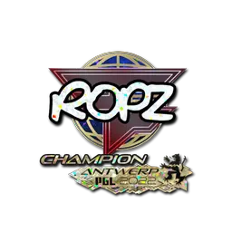 Sticker | ropz (Glitter, Champion) | Antwerp 2022