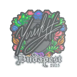 Sticker | yuurih (Embroidered) | Budapest 2025