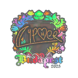 Sticker | Cypher (Holo) | Budapest 2025
