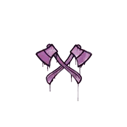 Sealed Graffiti | X-Axes (Bazooka Pink)