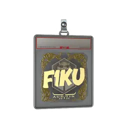 Sticker Slab | F1KU (Gold) | Austin 2025