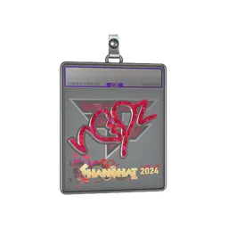 Sticker Slab | ropz (Glitter) | Shanghai 2024