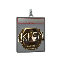 Sticker Slab | jkaem (Gold) | London 2018