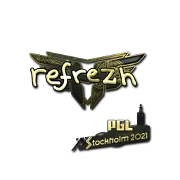 Sticker | refrezh (Gold) | Stockholm 2021