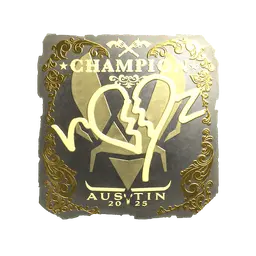 Sticker | ropz (Gold, Champion) | Austin 2025