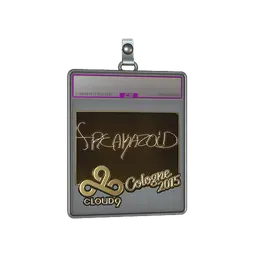 Sticker Slab | freakazoid (Gold) | Cologne 2015