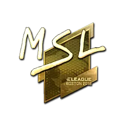 Sticker | MSL (Gold) | Boston 2018