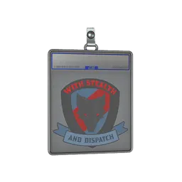 Sticker Slab | Black Dog