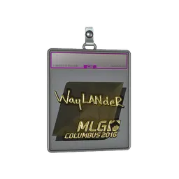 Sticker Slab | wayLander (Gold) | MLG Columbus 2016