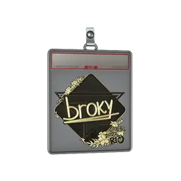Sticker Slab | broky (Gold) | Rio 2022