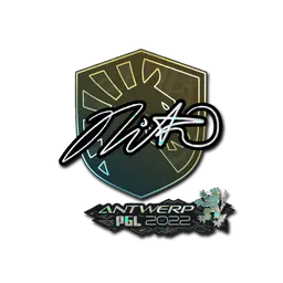 Sticker | nitr0 (Glitter) | Antwerp 2022
