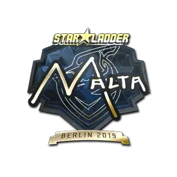 Sticker | malta (Gold) | Berlin 2019