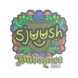 Sticker | sjuush (Embroidered) | Budapest 2025