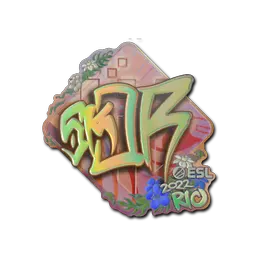 Sticker | sk0R (Holo) | Rio 2022