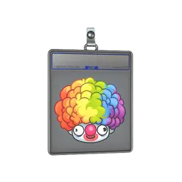 Sticker Slab | Clown Wig