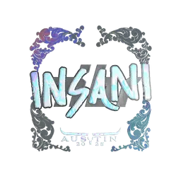 Sticker | insani (Holo) | Austin 2025