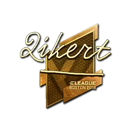 Sticker | qikert (Gold) | Boston 2018