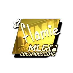 Sticker | flamie (Gold) | MLG Columbus 2016