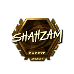 Sticker | ShahZaM (Gold) | London 2018