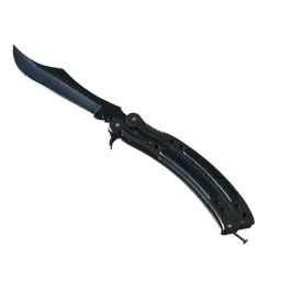 ★ Butterfly Knife | Blue Steel