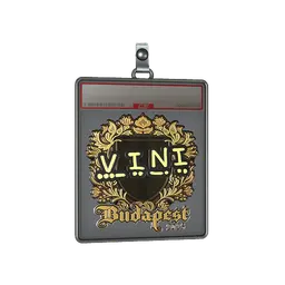 Sticker Slab | VINI (Gold) | Budapest 2025