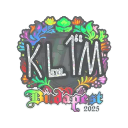 Sticker | kl1m (Holo) | Budapest 2025