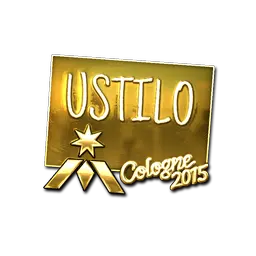 Sticker | USTILO (Gold) | Cologne 2015
