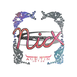 Sticker | nicx (Holo) | Austin 2025