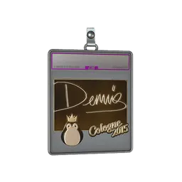 Sticker Slab | dennis (Gold) | Cologne 2015