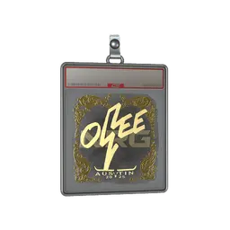 Sticker Slab | oSee (Gold) | Austin 2025