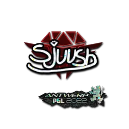 Sticker | sjuush (Glitter) | Antwerp 2022