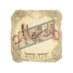 Sticker | Aleksib | Austin 2025