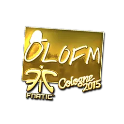 Sticker | olofmeister (Gold) | Cologne 2015