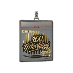 Sticker Slab | 100 Thieves (Gold) | 2020 RMR