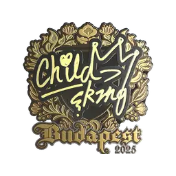 Sticker | ChildKing (Gold) | Budapest 2025