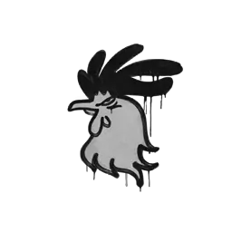 Sealed Graffiti | Cocky (Shark White)