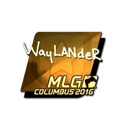 Sticker | wayLander (Gold) | MLG Columbus 2016