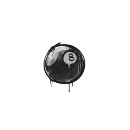 Sealed Graffiti | 8-Ball (Shark White)