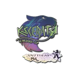 Sticker | KSCERATO (Holo) | Antwerp 2022