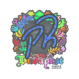 Sticker | PR (Holo) | Budapest 2025