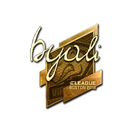 Sticker | byali (Gold) | Boston 2018