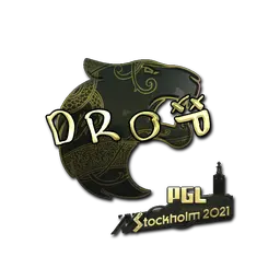 Sticker | drop (Gold) | Stockholm 2021