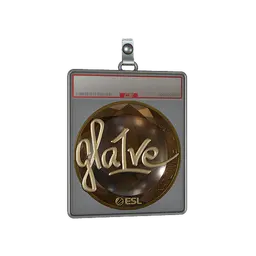 Sticker Slab | gla1ve (Gold) | Katowice 2019