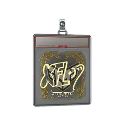 Sticker Slab | xfl0ud (Gold) | Austin 2025