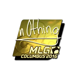 Sticker | n0thing (Gold) | MLG Columbus 2016