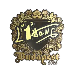 Sticker | L1haNg (Gold) | Budapest 2025