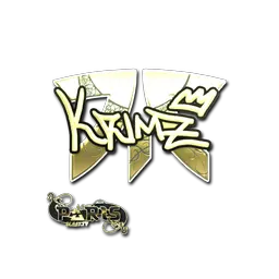 Sticker | KRIMZ (Gold) | Paris 2023